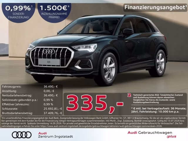 Audi Q3 35 TDI advanced AHK LED ACC Kam Navi+ Virtual