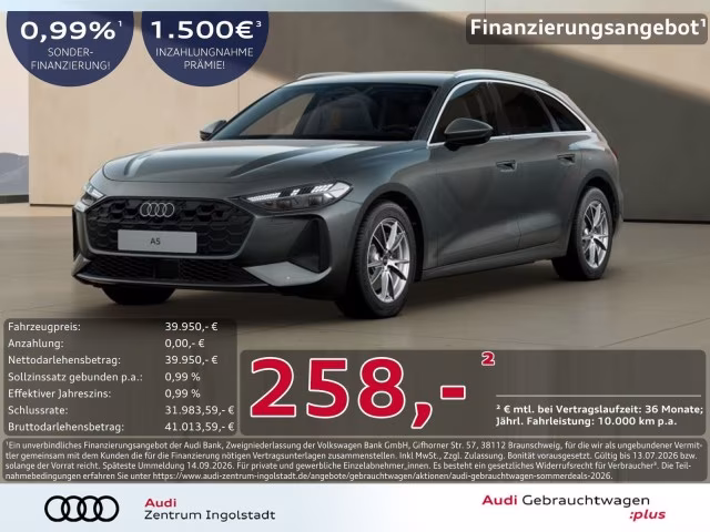 Audi A5 Avant TDI Tech+ MATRIX 360° ACC PDC+ SHZ NAVI
