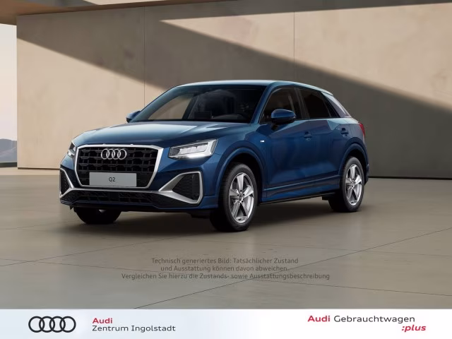 Audi Q2 30 TFSI S line AHK Kam LED Virt PDC SHZ 17&amp;quot;