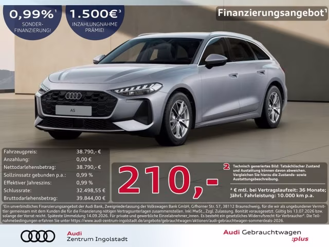 Audi A5 Avant TDI Tech LED Kamera PDC ACC Virtual SHZ