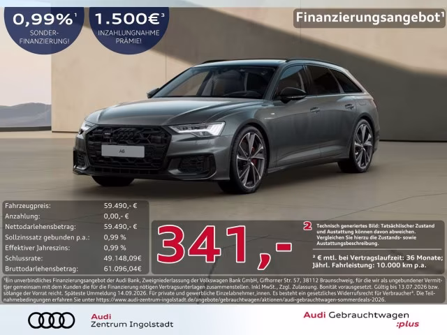 Audi A6 Avant 55 TFSI e qu S line HD-MATRIX AHK PANO