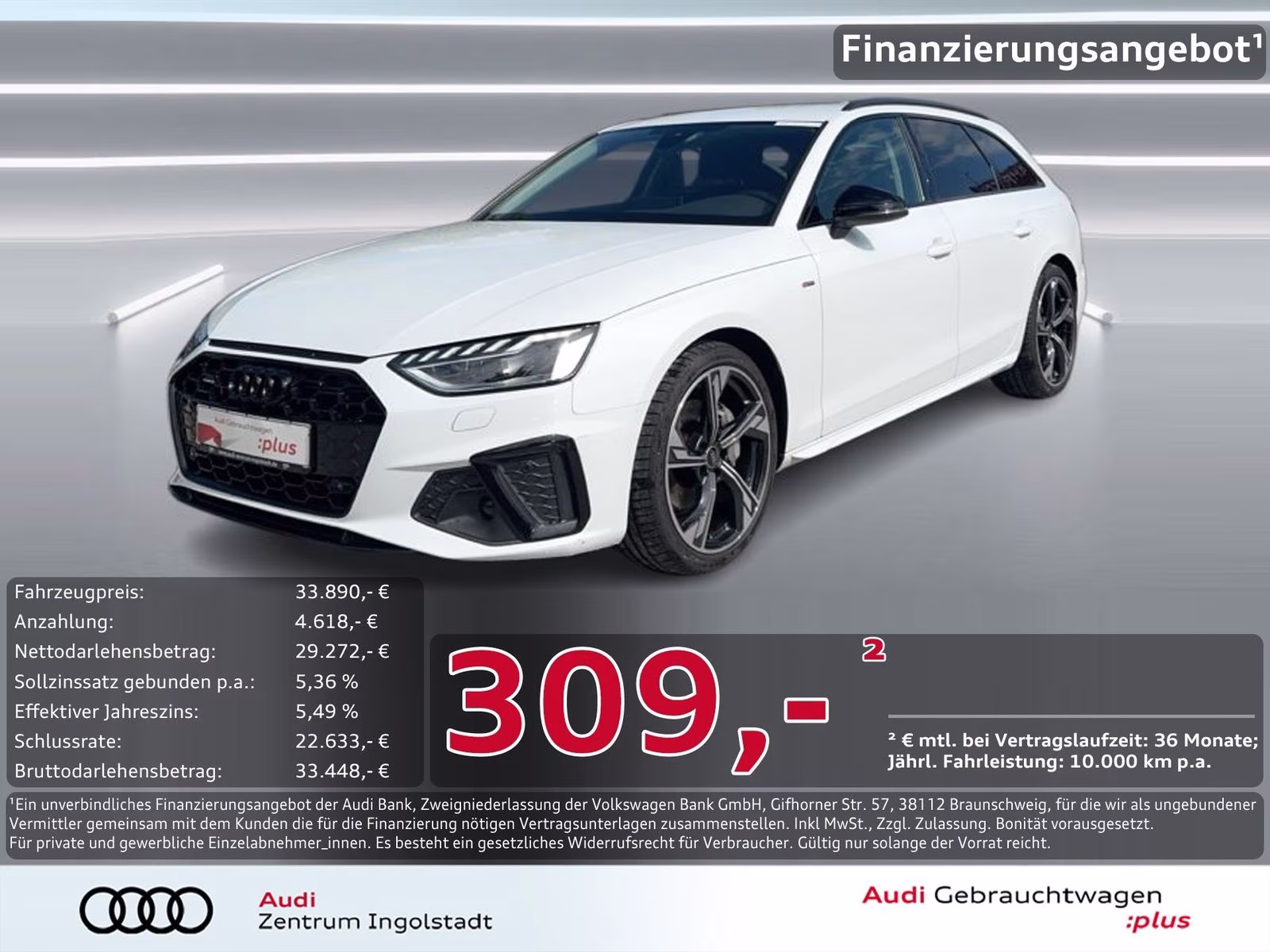 Avant 40 TDI qu S line MATRIX Navi+ ACC 19"