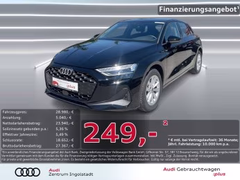 Sportback 30 TFSI LED PDC+ SHZ NAVI+ Virtual+