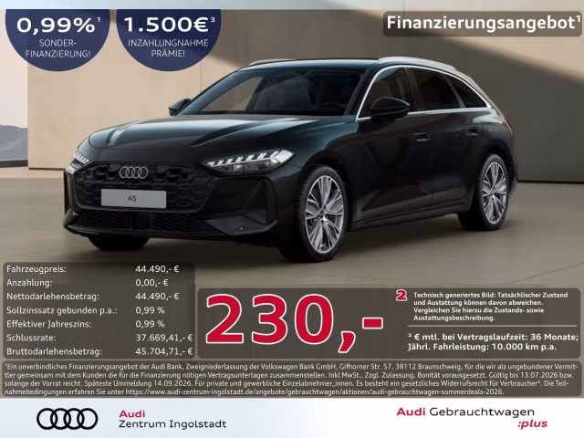 Audi A5 Avant TDI Tech AHK PANO Memory LED Kamera 19&amp;quot;