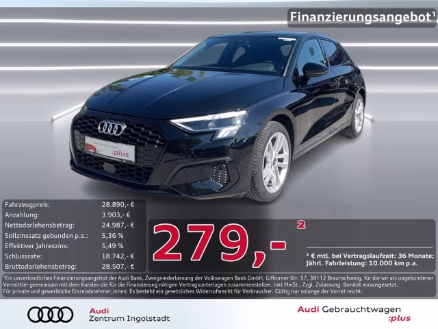 Audi A3 Sportback 35 TFSI S line LED B&amp;amp;O STHZG Navi+
