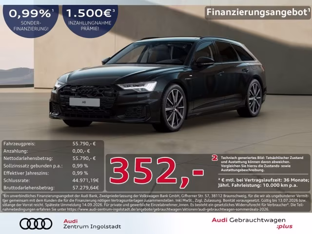 Audi A6 Avant 55 TFSI e qu S line AHK PANO B&amp;amp;O MATRIX