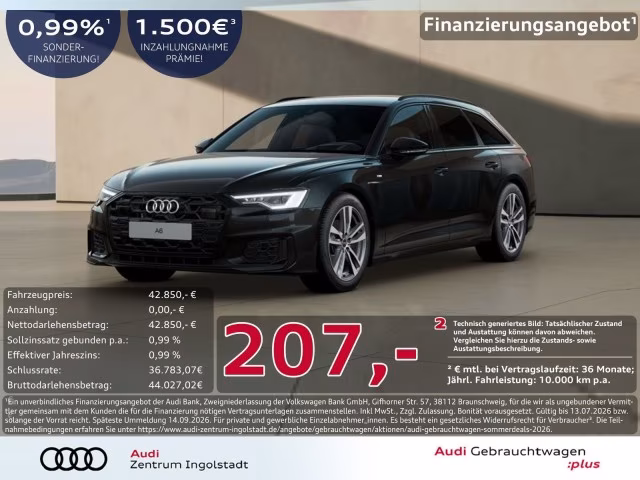 Audi A6 Avant 40 TDI S line MATRIX Memory 360° PDC
