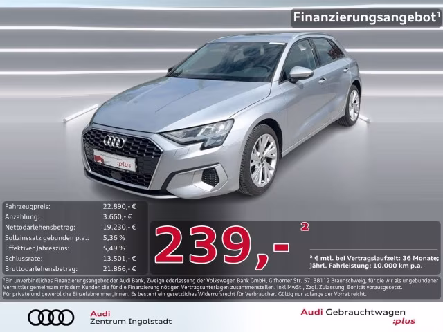 Audi A3 Sportback 35 TDI advanced Kam PDC Navi+ 17&amp;quot;