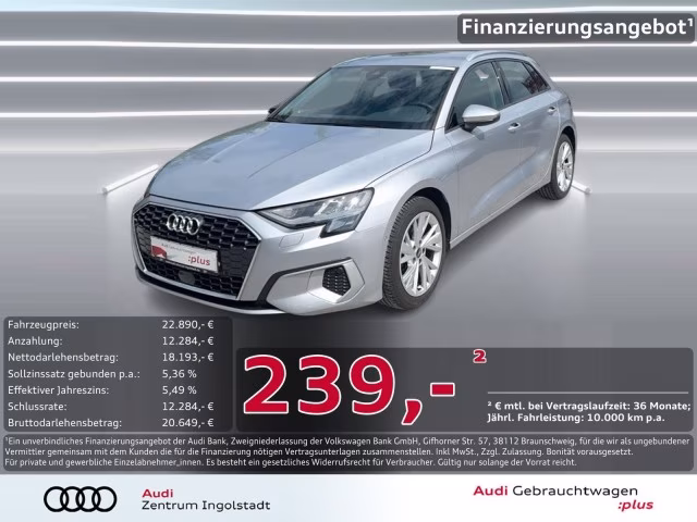 Audi A3 Sportback 35 TDI advanced Kam PDC Navi+ 17&amp;quot;