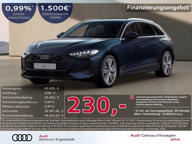 Audi A5 Avant TDI Tech LED+ PANO AHK KAMERA ACC PDC+
