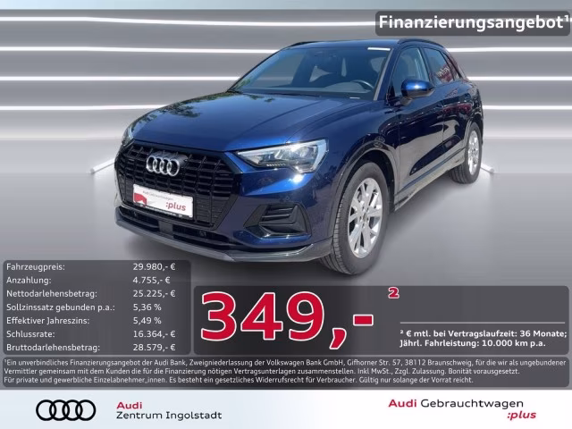 Audi Q3 35 TDI qu advanced KAMERA PDC SHZ Optik-schw.