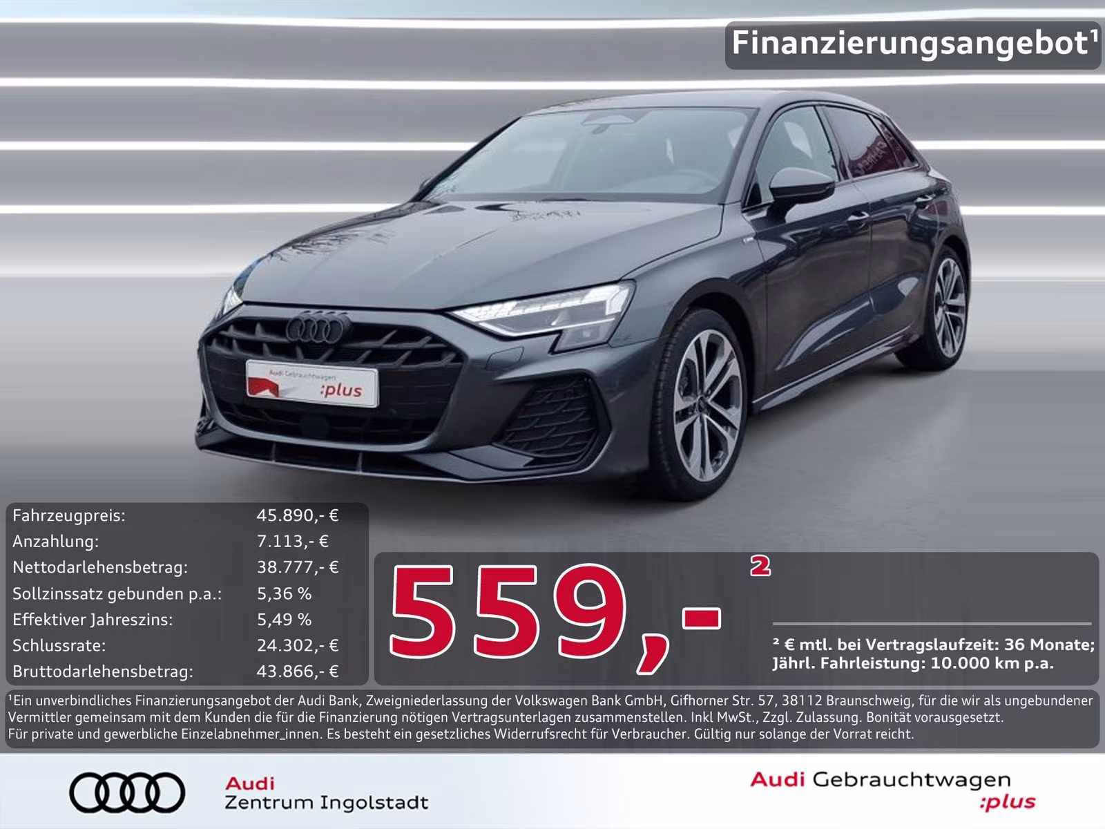 Sportback TDI S line AHK SONOS S-Sitz HuD 18"