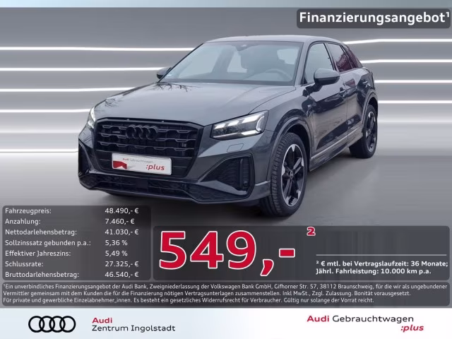 Audi Q2 35 TDI qu S line MATRIX S-Sitz Kamera ACC AHK