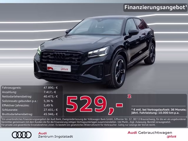 Audi Q2 40 TFSI qu S line MATRIX S-Sitz Kam. AHK 18&amp;quot;