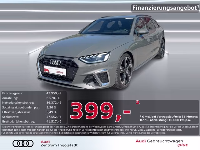Audi A4 Avant 50 TDI qu S line MATRIX Navi+ HuD 19&amp;quot;