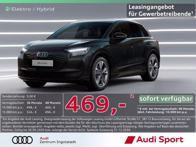 Audi Q4 e-tron SUV performance Tech UPE 63.595,-