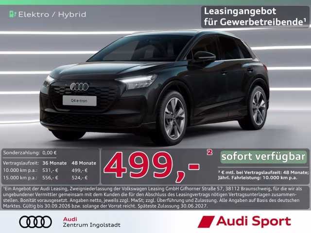 Audi Q4 e-tron SUV performance Tech UPE 63.595,-