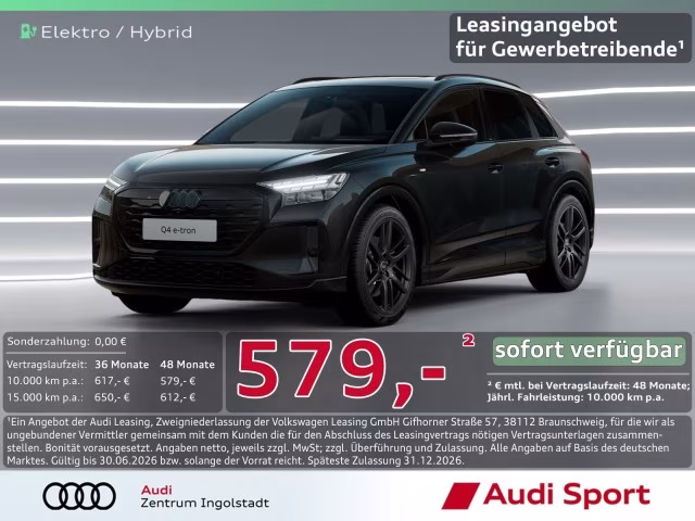 Audi Q4 e-tron SUV qu performance Tech+