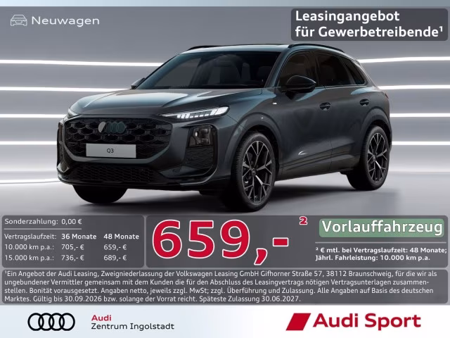 Audi Q3 SUV TFSI qu Tech+ AHK UPE 78.315,-