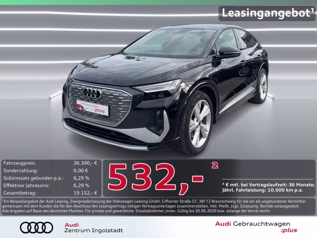 Audi Q4 Sportback e-tron qu S line MATRIX KAMERA HuD
