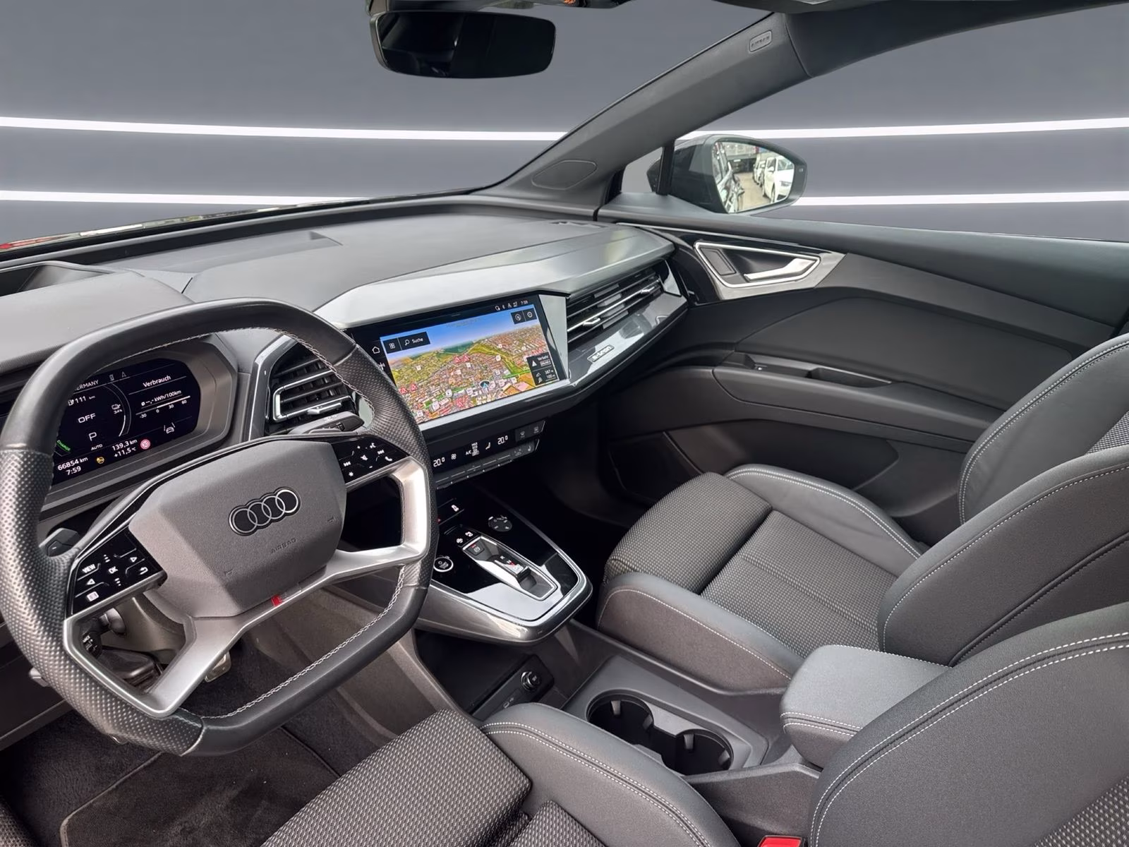 Q4 Sportback e-tron qu S line MATRIX KAMERA HuD
