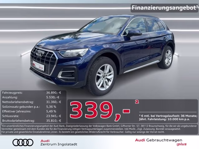 Audi Q5 40 TDI qu advanced Memory PDC ACC Virt Navi+