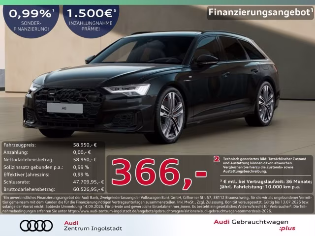 Audi A6 Avant 55 TFSI e qu S line HD-MATRIX AHK 21&amp;quot;