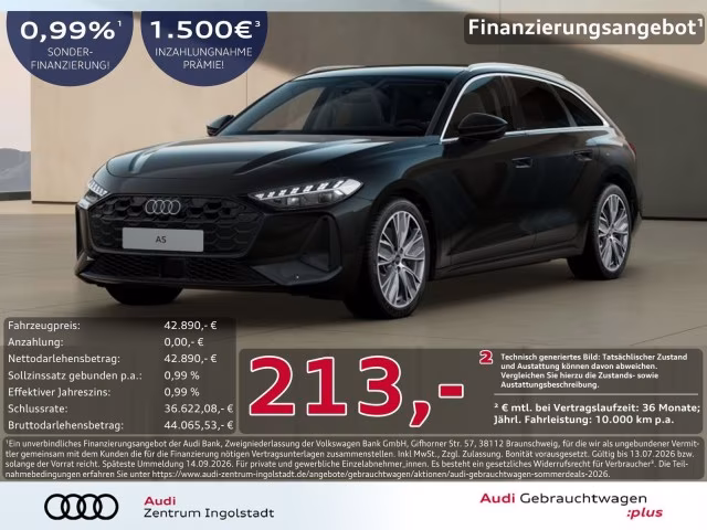 Audi A5 Avant TDI Tech AHK PANO LED Memory Kamera 19&amp;quot;