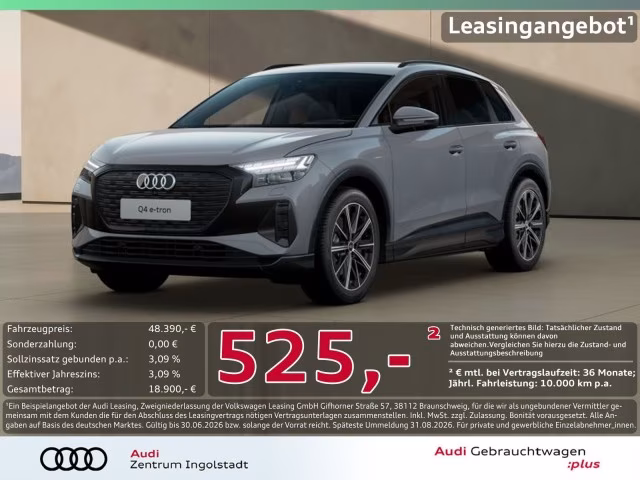 Audi Q4 e-tron 45 qu MATRIX SONOS Memory 360° ACC 20&amp;quot;