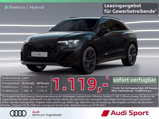 Audi Q8 SUV S line business TFSI e qu UPE 131.820,-