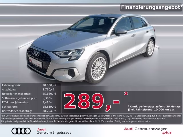 Audi A3 Sportback 35 TFSI advanced KAMERA PDC+ NAVI+