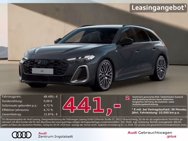 Audi A5 Avant TFSI edition one S line Tech+ AHK 360°