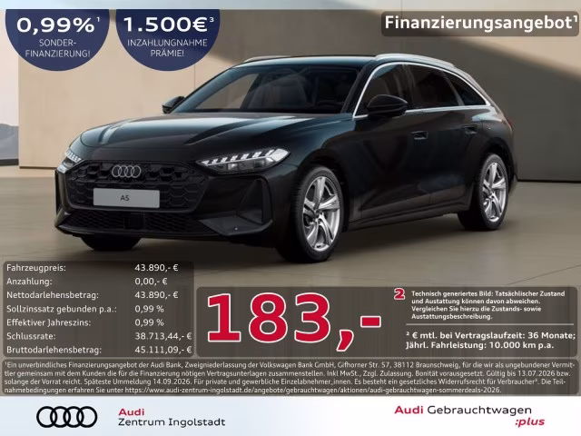 Audi A5 Avant TDI qu Tech AHK PANO LED Kamera PDC 18&amp;quot;