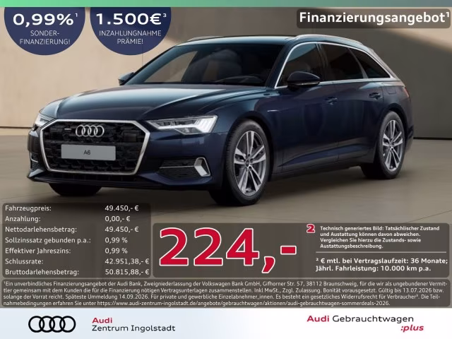 Audi A6 Avant 50 TFSI e qu advanced MATRIX AHK PANO