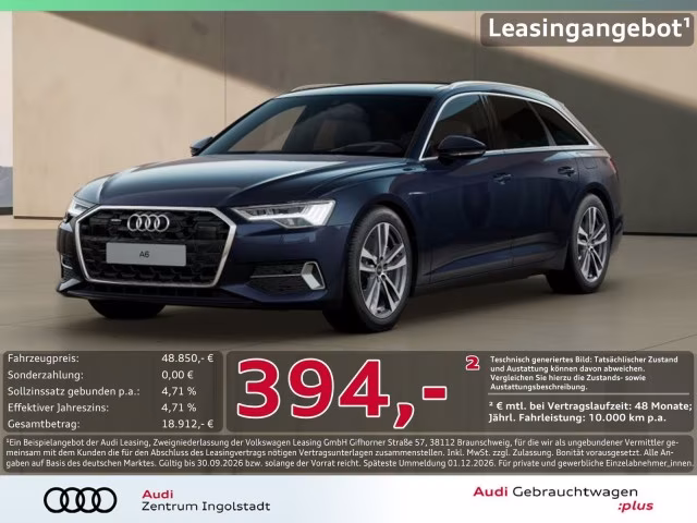 Audi A6 Avant 50 TFSI e qu advanced MATRIX AHK PANO