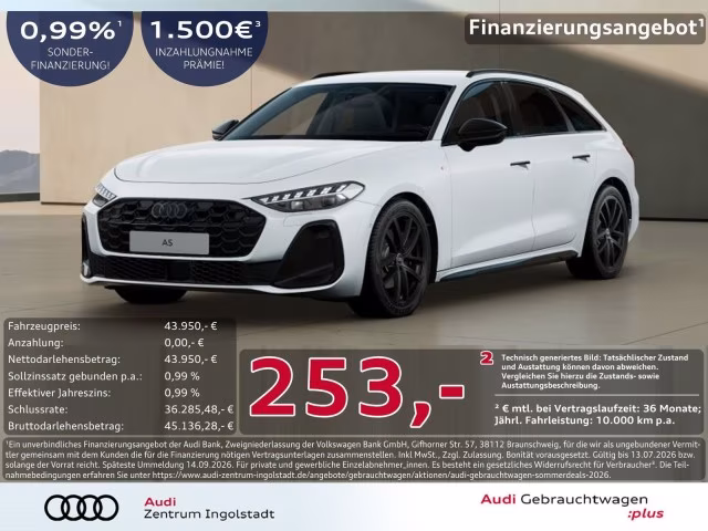 Audi A5 Avant TFSI S line Tech AHK LED Kamera PDC 19&amp;quot;