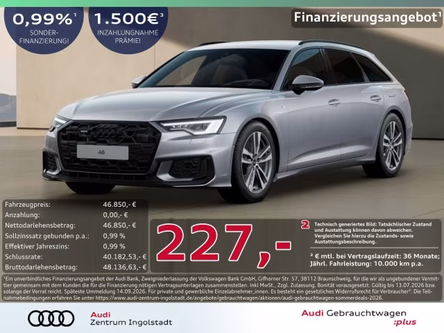 Audi A6 Avant 50 TFSI e qu S line MATRIX 360° HuD 19&amp;quot;
