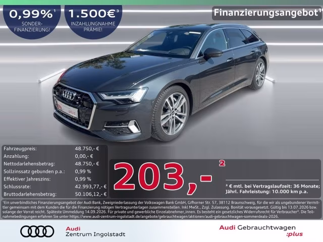 Audi A6 Avant 50 TFSI e qu advanced AHK HD-MATRIX 19&amp;quot;