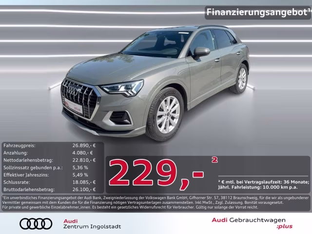 Audi Q3 35 TDI advanced MATRIX AHK PANO Kam SHZ 18&amp;quot;