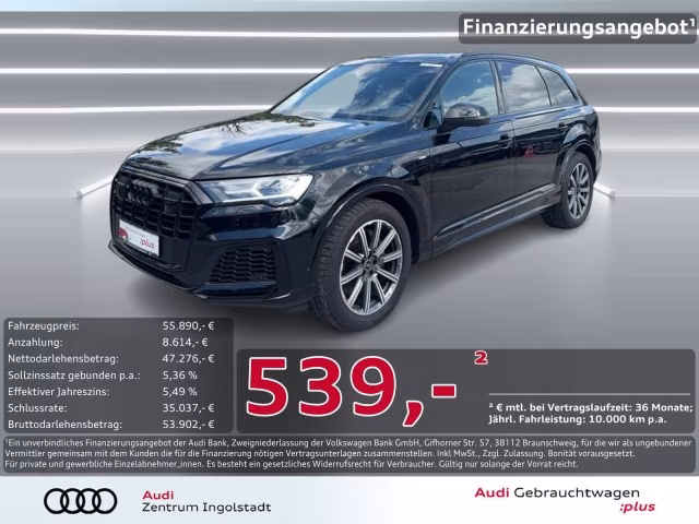 Audi Q7 55 TFSI qu S line Pano AHK Luft 360° HuD 20&amp;quot;