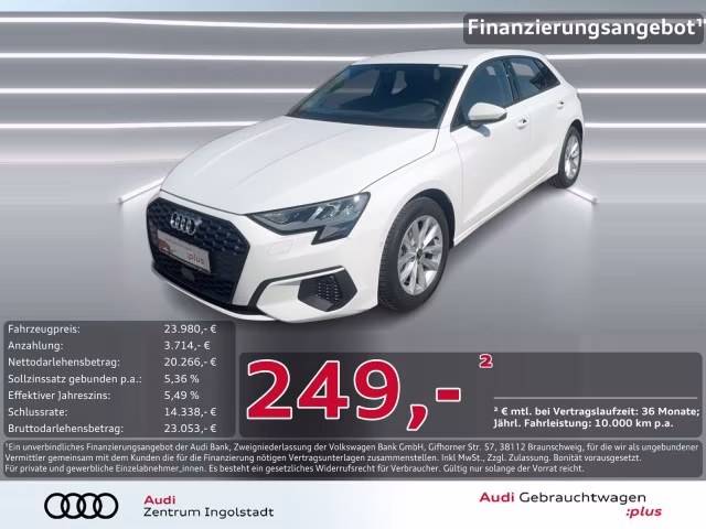 Audi A3 Sportback 30 TFSI PDC+ SHZ NAVI+ Virtual+ 16&amp;quot;