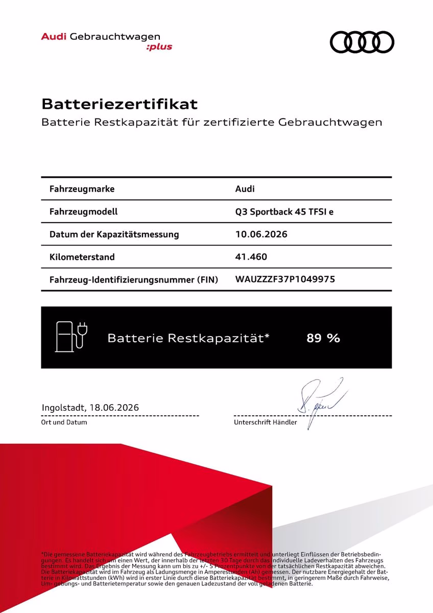 Sportback 45 TFSI e LED AHK 360° ACC NAVI 19"