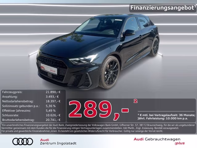 Audi A1 Sportback S line LED PDC+ NAVI+ Optik-schw.+