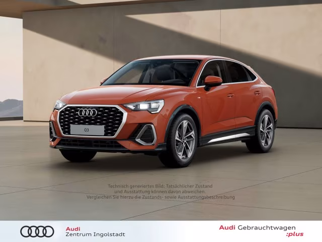 Audi Q3 Sportback 35 TFSI S line AHK ACC PDC Navi 19&amp;quot;