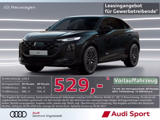 Audi Q3 Sportback TDI S line Tech+ UPE 63.675,-