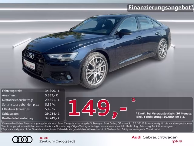 Audi A6 Limousine 55 TFSI qu sport LED PANO KAM PDC+