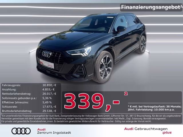 Audi Q3 40 TDI qu S line LED PDC+ SHZ NAVI+ Virtual