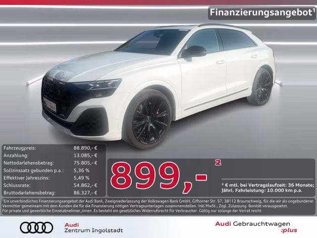 Audi SQ8 TFSI qu HD-MATRIX Luft AHK Allradlen B&amp;amp;O 23&amp;quot;