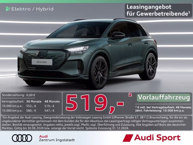 Audi Q4 e-tron performance S line Tech+ UPE 70.420,-