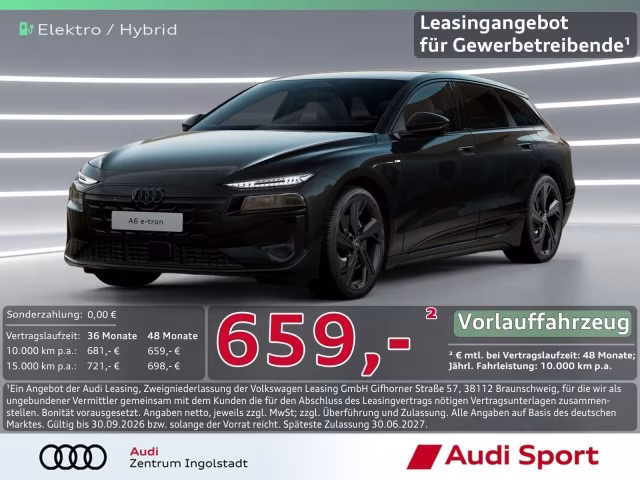 Audi A6 Avant e-tron qu S line business UPE 99.260,-